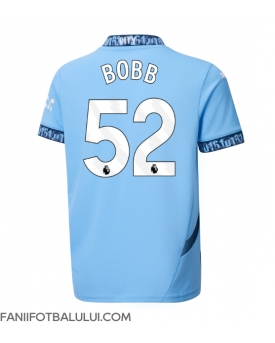 Manchester City Oscar Bobb #52 Tricou Fotbal Replică 2024-25 Barbati Acasa
